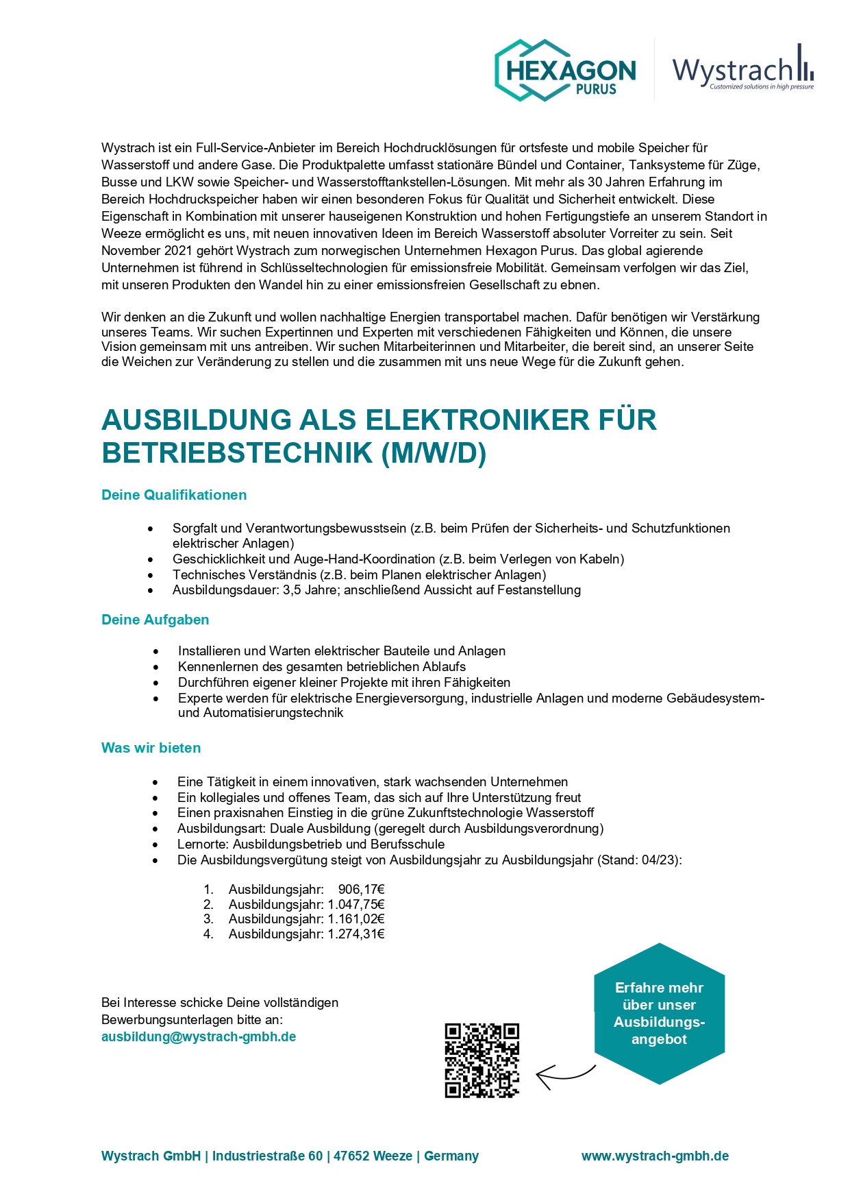 Elektroniker für Betriebstechnik (m/w/d)