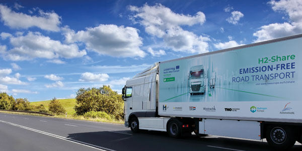Projekt H2-Share emissionsfreier Kraftverkehr