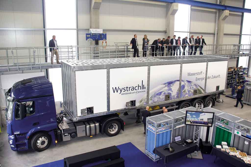 Wasserstofftrailer 2.Generation,<br>CNG Speicher für LKWs und Busse