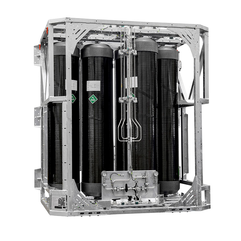 Reallabor Hylix-B baut 26-Tonner auf Brennstoffzellenantrieb um mit Wasserstoff-Tanksystem von Wystrach